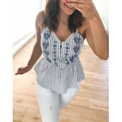 Blusa Marinera Bordada