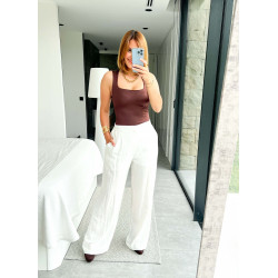 Pantalón Blanco Jaspeado