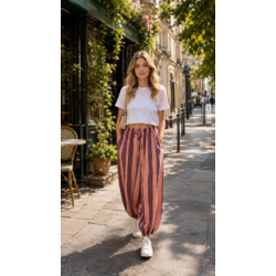 Pantalón Bombacho Rayas