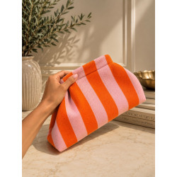 Bolso Mónaco Rosa y Naranja