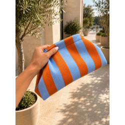 Bolso Mónaco Azul y Naranja
