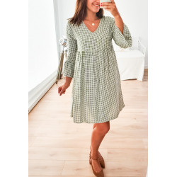 Vestido Vichy Verde