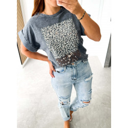 Camiseta Gris Leo
