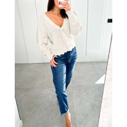 Cárdigan Botón Cristal